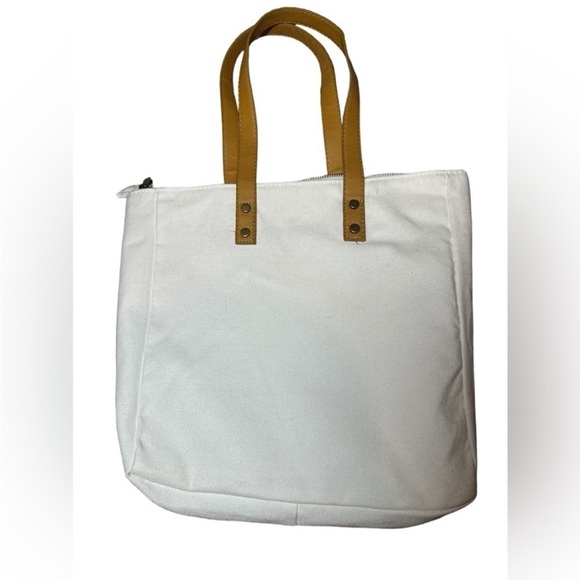 Cozy Earth White Canvas Tote Bag - Picture 4 of 4